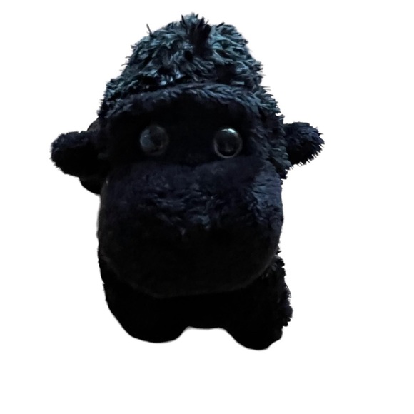 Aurora Flopsies Black Gorilla Ape Chimp Monkey Stuffed‎ Animal Plush - Picture 3 of 7